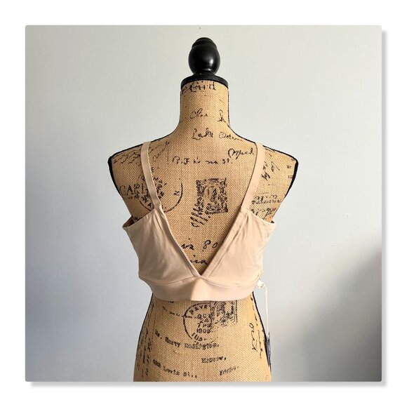 Harper Wilde Bliss Triangle Bralette Ultra-Soft in Beige Sz 3XL NWT - Picture 4 of 11